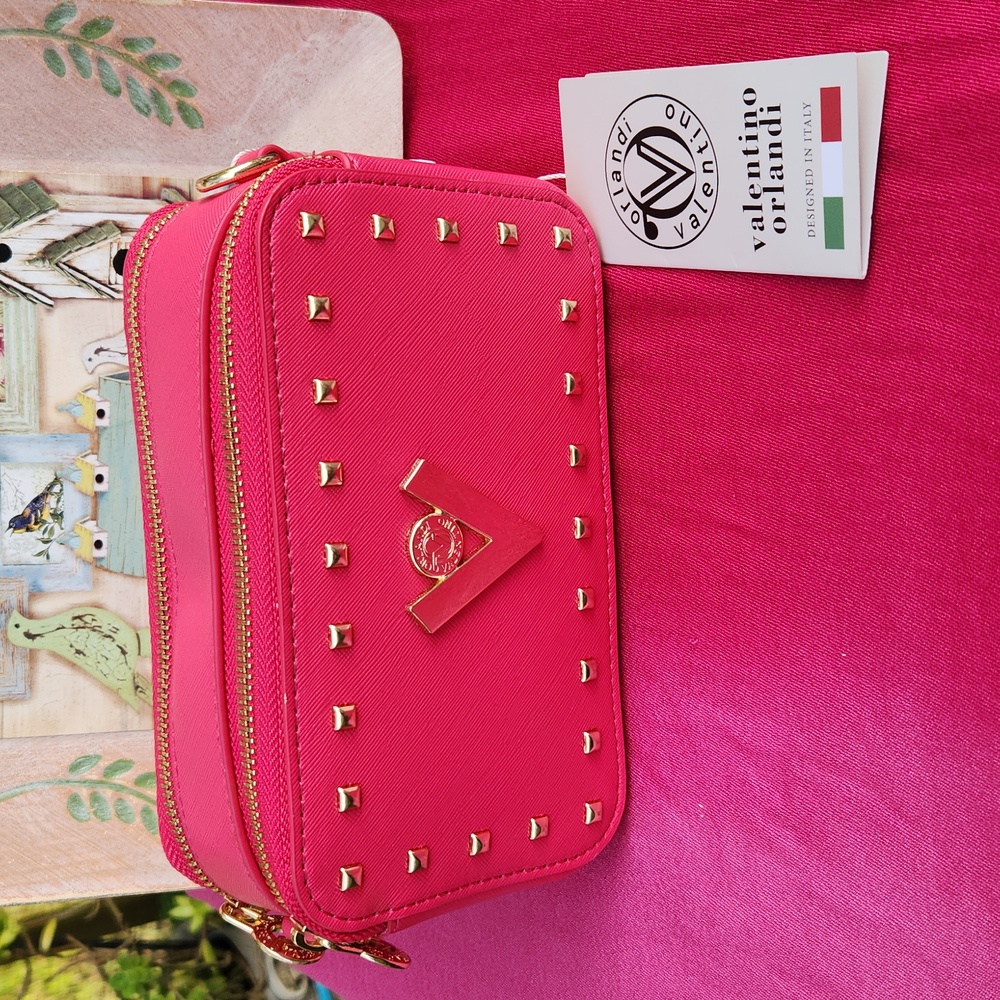 Pink Valentino Orlandi Crossbody Made In Italy - Picture 12 of 12